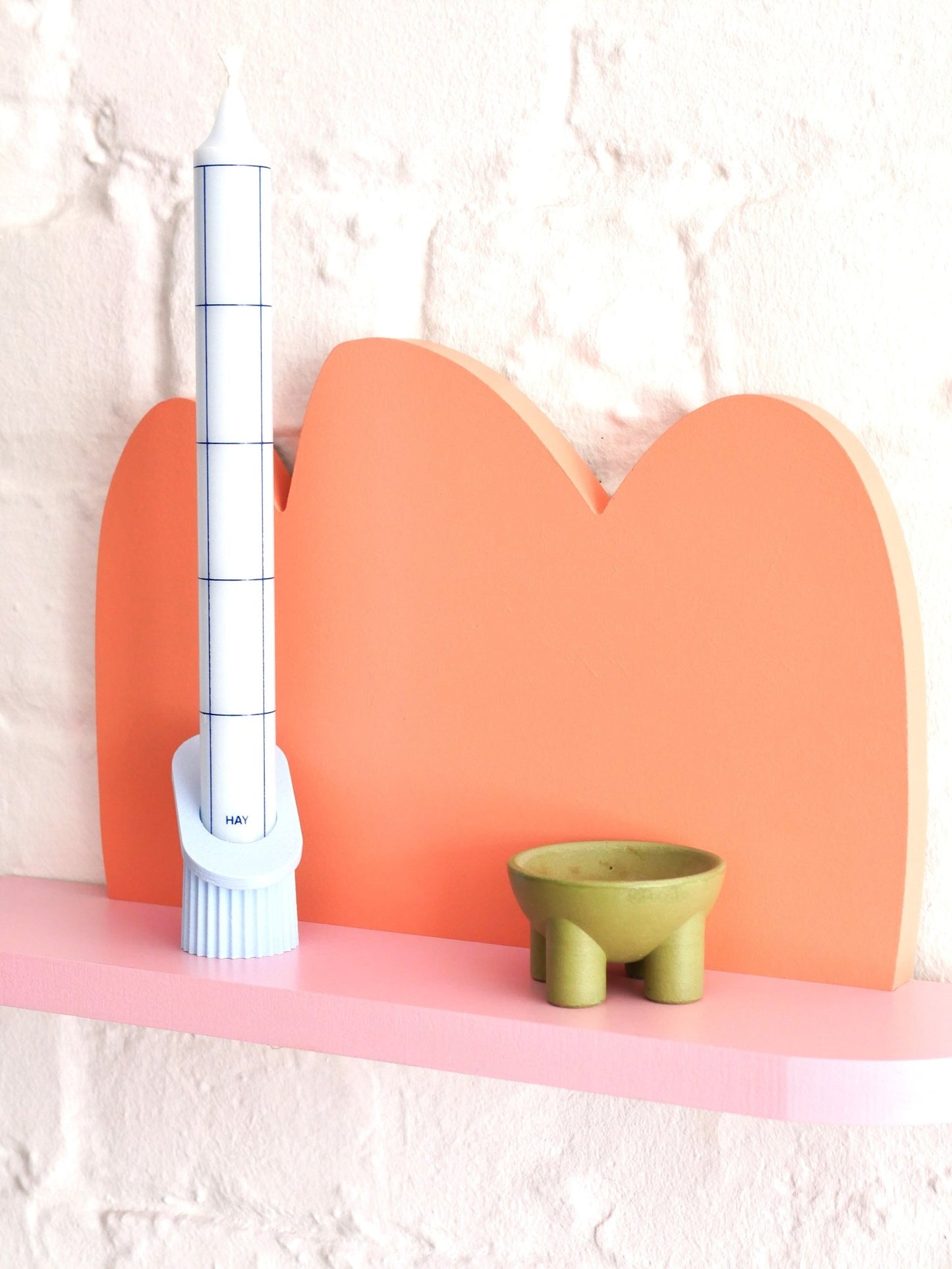 Handmade Colorful Decorative Wall Shelf - Re - leaf