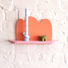 Handmade Colorful Decorative Wall Shelf - Re - leaf