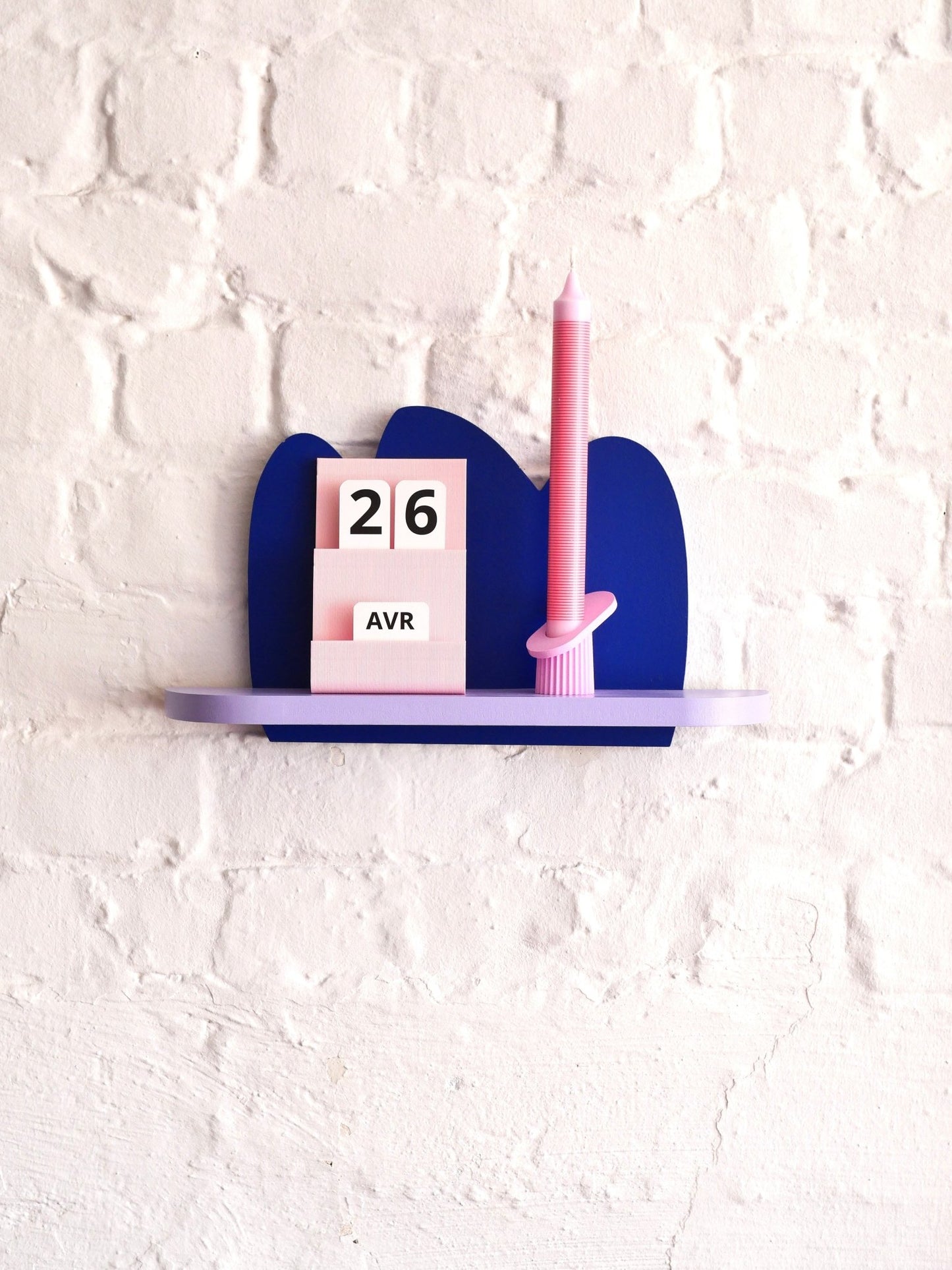 Handmade Colorful Decorative Wall Shelf - Re - leaf
