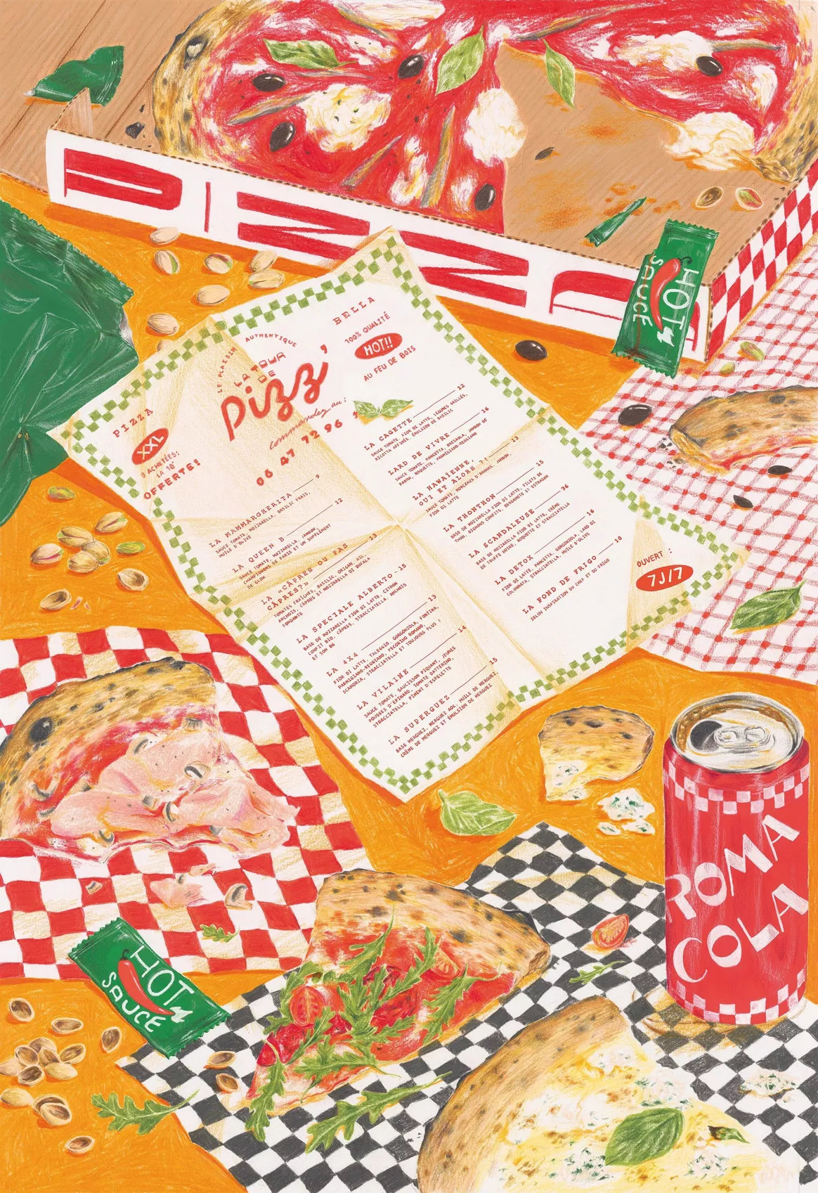 "La Pizza à Emporter" Puzzle