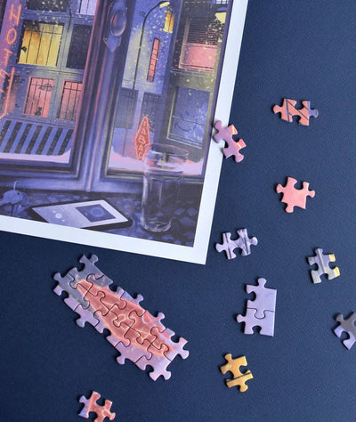 "La neige qui tombe" Puzzle - Re - leaf