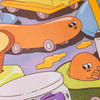 Lauren Martin - If there's a traffic jam on the way to breakfast - Poster - Re - leaf