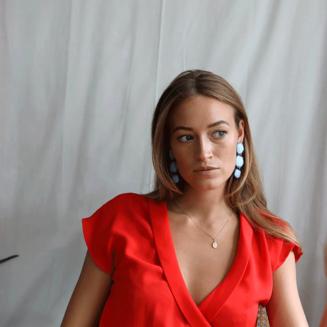 Lava Earrings Blue - Re - leaf