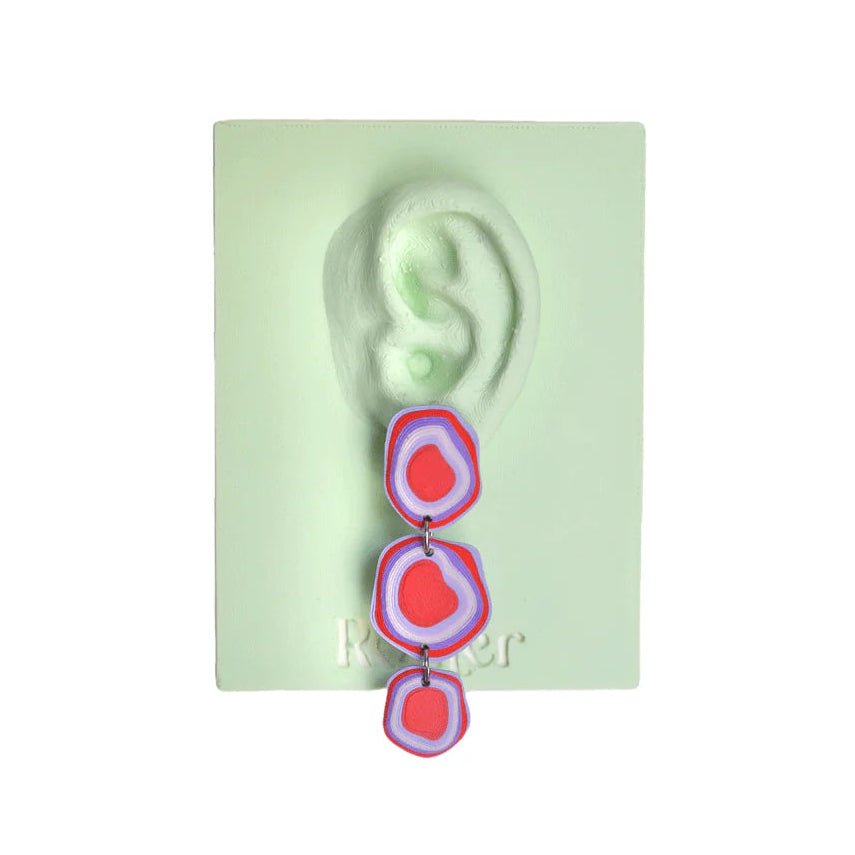 Lava Earrings Lilac - Re - leaf