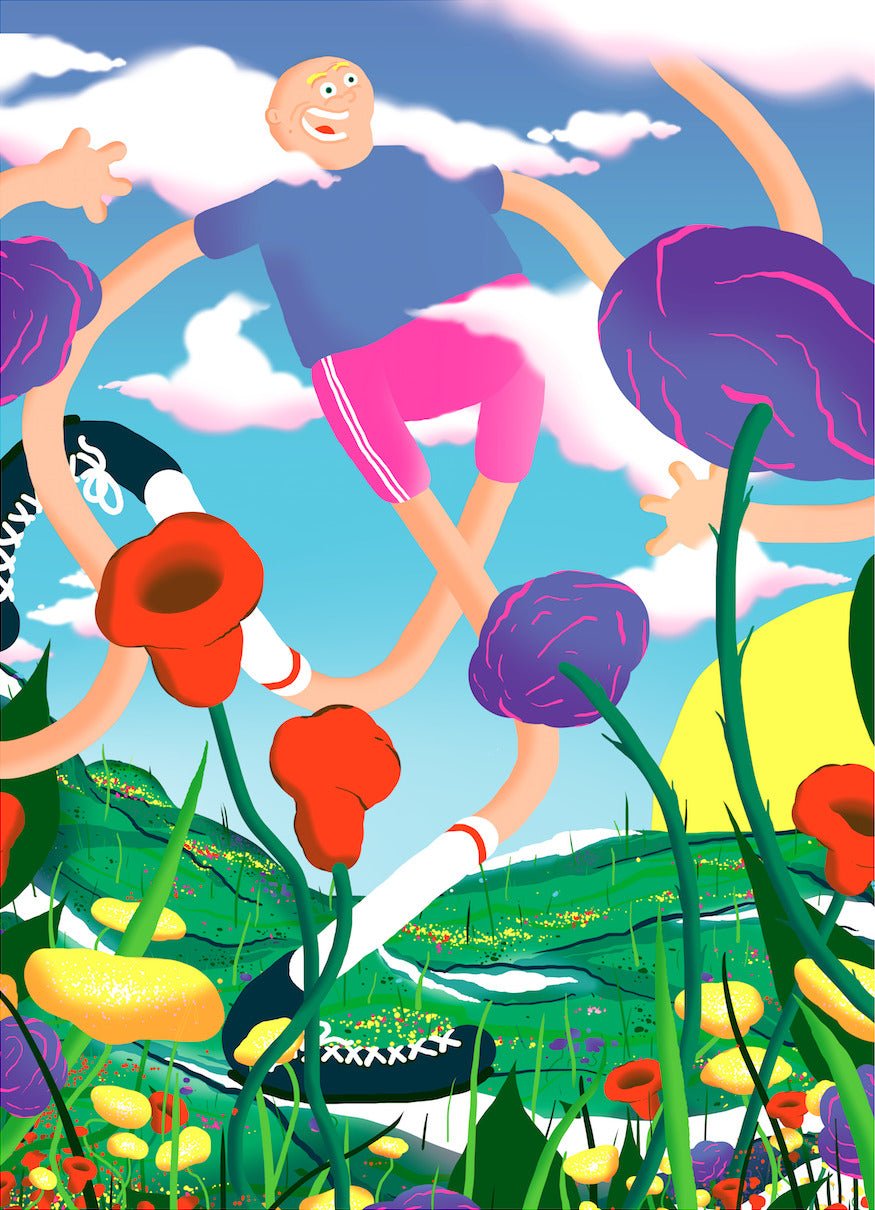 Les beaux jours A3 Print - Re - leaf