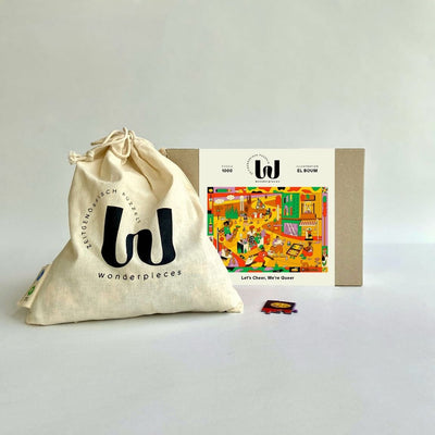 »Let’s Cheer, We’re Queer« von El Boum Puzzle - Re - leaf