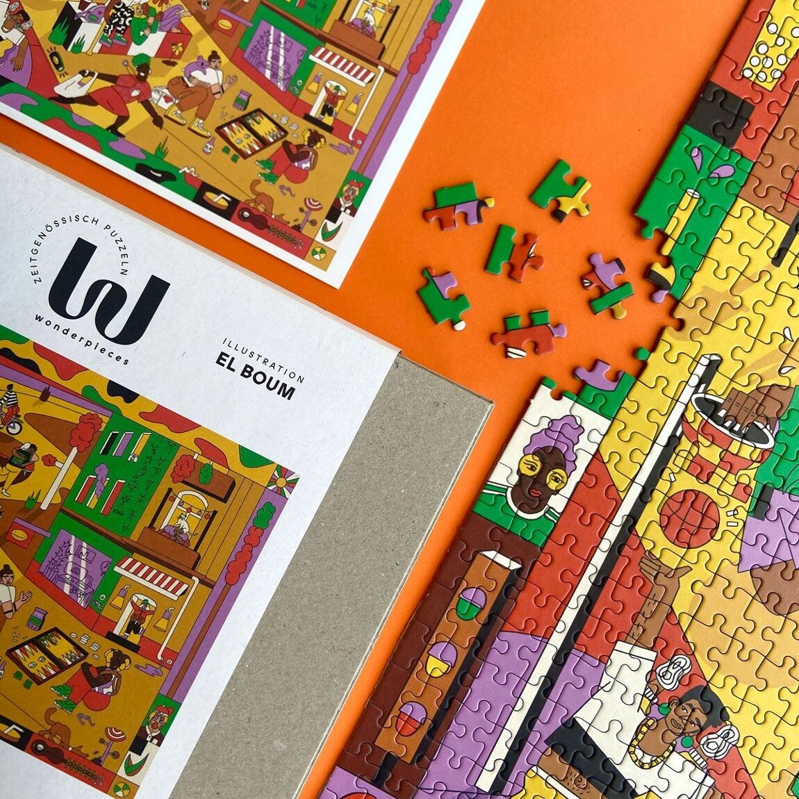 »Let’s Cheer, We’re Queer« von El Boum Puzzle - Re - leaf