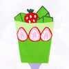 Matcha Strawberry Parfait Print - Re - leaf
