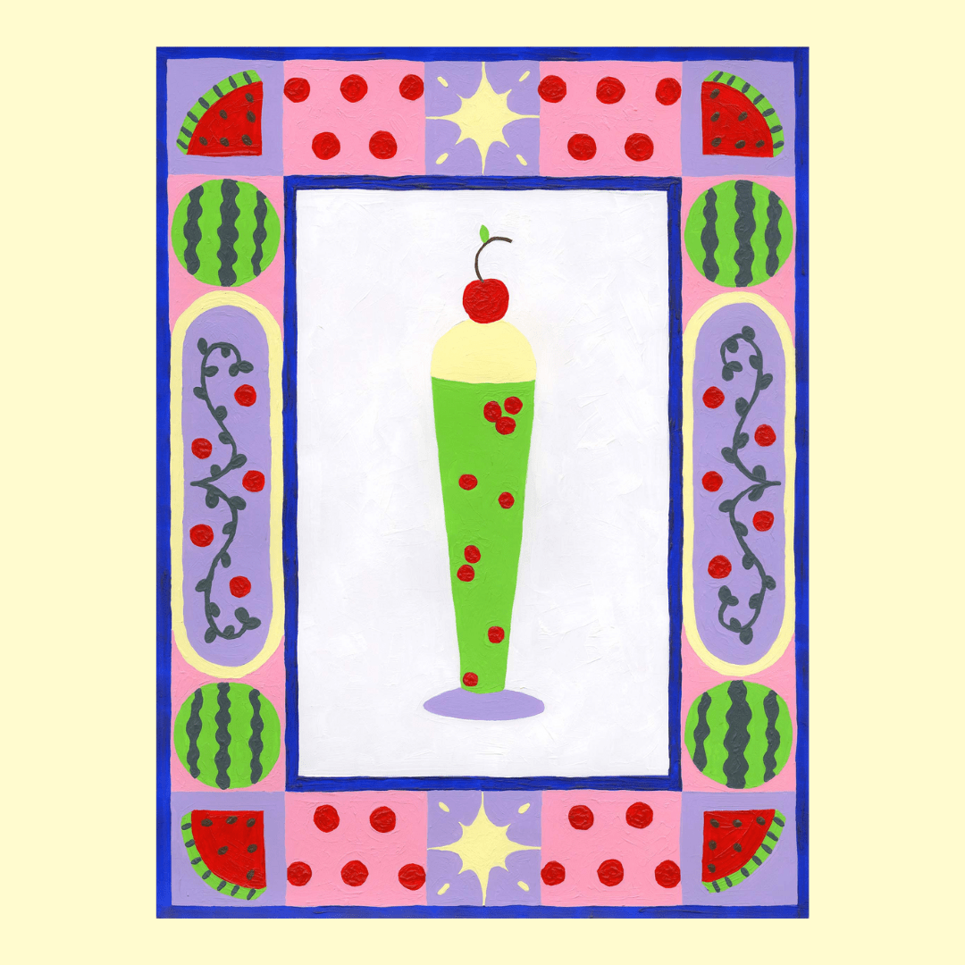 Melon Cream Soda Print - Re - leaf