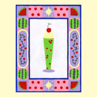 Melon Cream Soda Print - Re - leaf