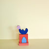 Mini Mem – Handmade Memphis - Inspired Wooden Sculpture - Re - leaf