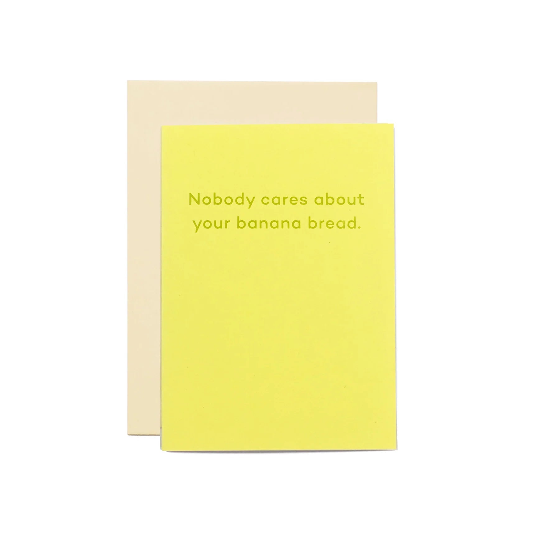 Nobody cares about your banana bread. - Re - leaf