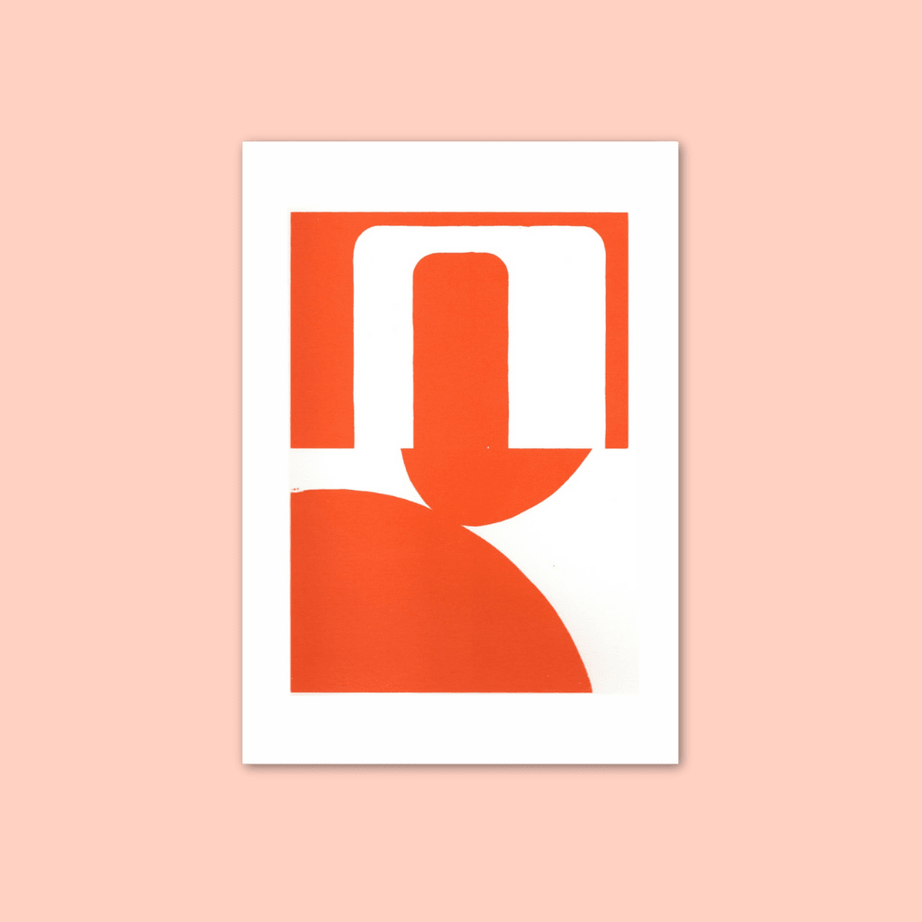 Orange Screen Print - Re - leaf