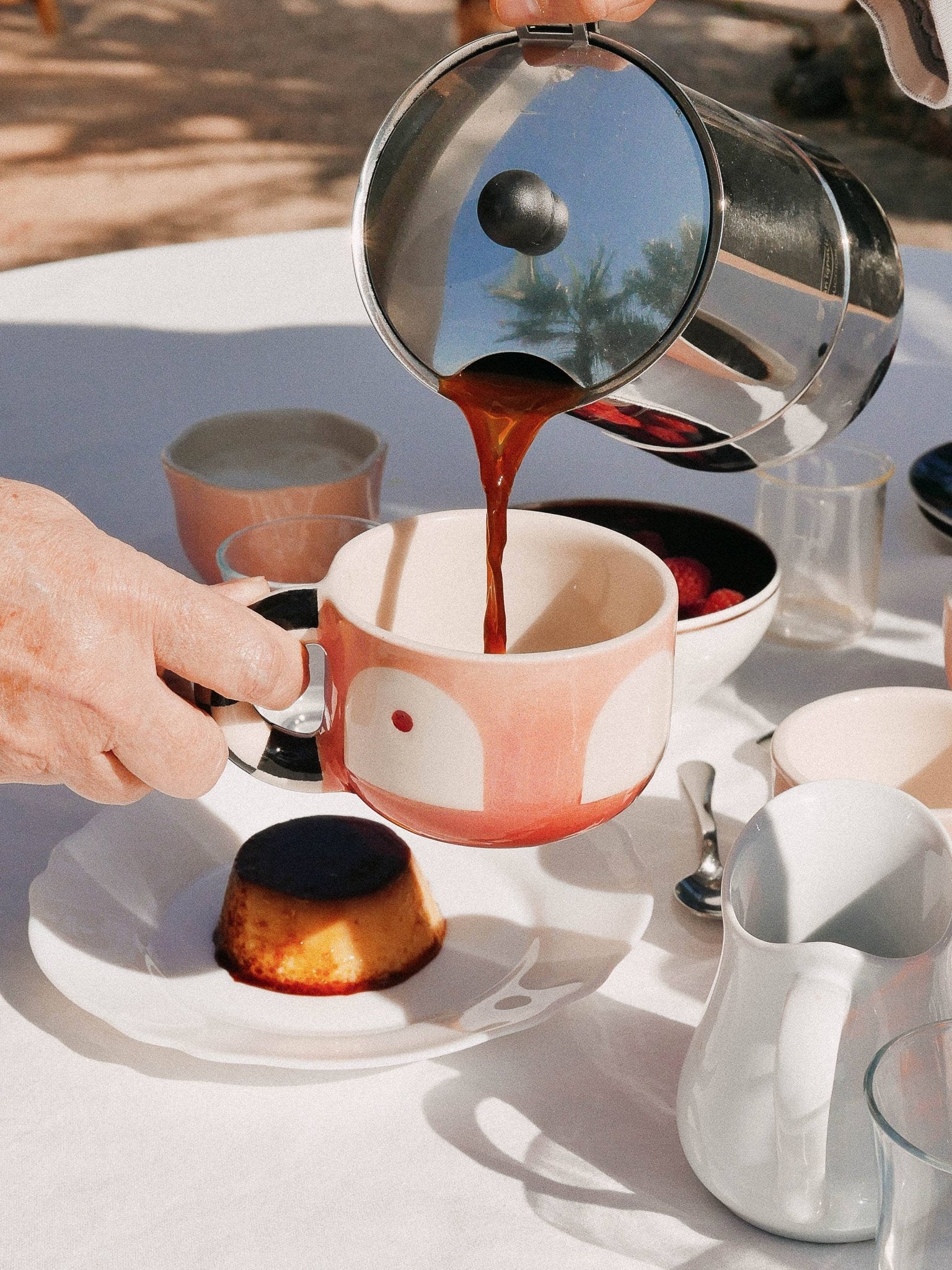 Pink Horizon Ceramic Mug - Re - leaf