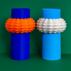 POP Modular Vase Blue and Orange - Re - leaf