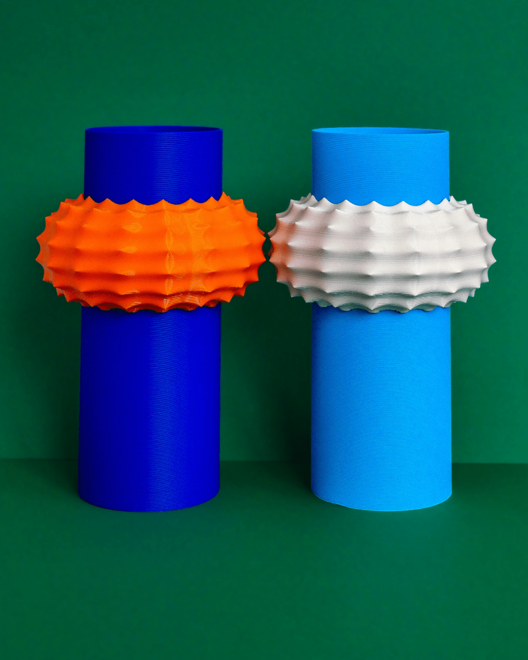 POP Modular Vase Blue and Orange - Re - leaf