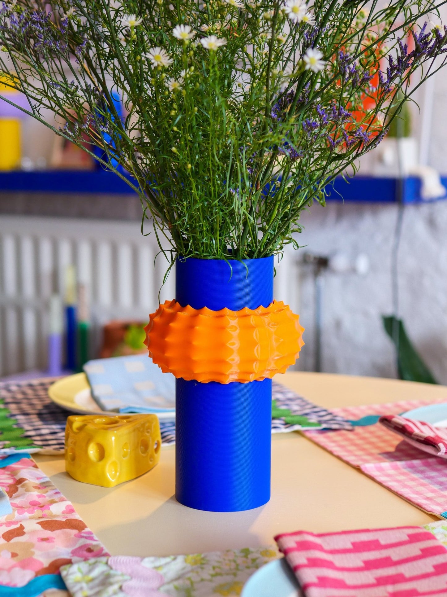 POP Modular Vase Blue and Orange - Re - leaf