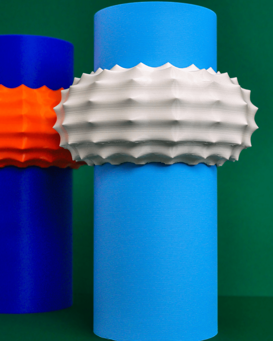 POP Modular Vase Blue Light and Cream - Re - leaf