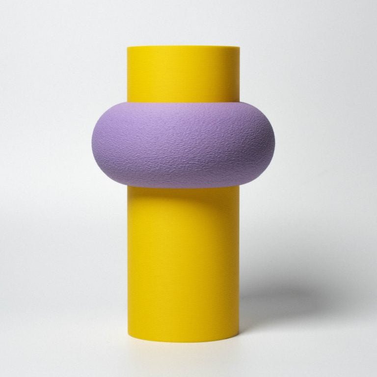 POP Modular Vase Yellow and Lilac - Re - leaf