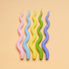 Ripple candle baby pink - Re - leaf