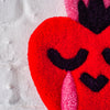 Sacred Heart Wall Tapestry - Red & Pink - Re - leaf