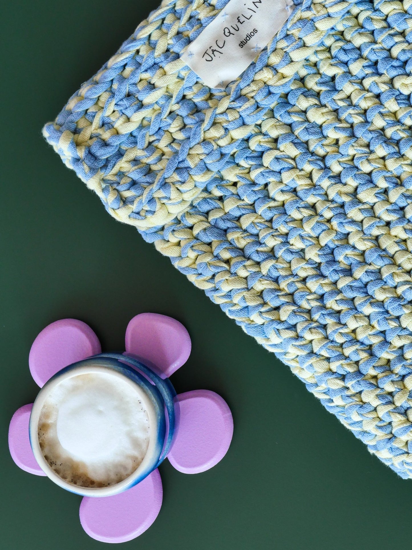 Sleeves - Light Blue and Yellow - Re - leaf