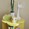 Smiley mug cream & green - Re - leaf