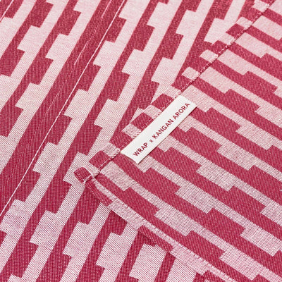 Stripes Burgundy/Natural Napkin - Re - leaf