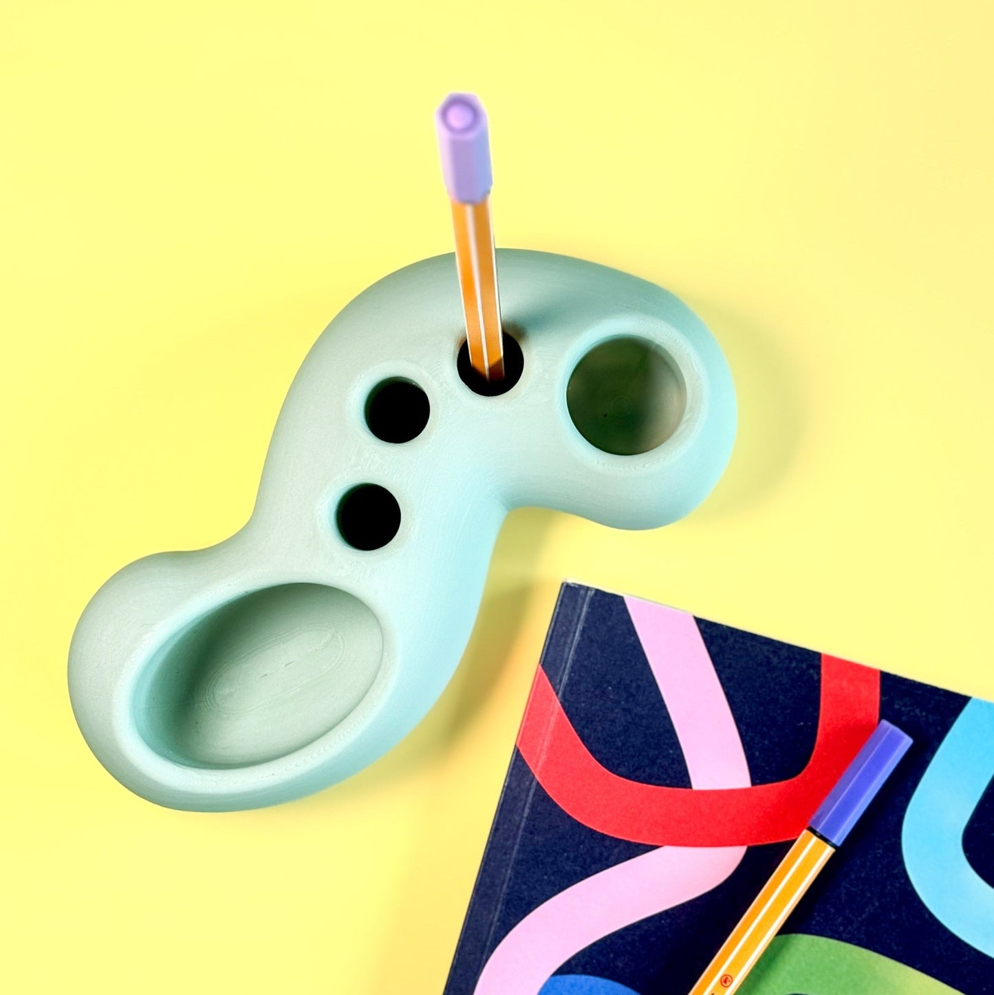 Swirl Pencil Holder - Sage - Re - leaf
