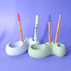 Swirl Pencil Holder - Violet