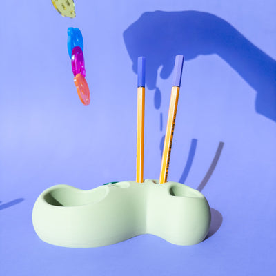 Swirl Pencil Holder - Sage