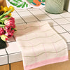 Wave Grid Natural Cotton Tea Towel - Re - leaf
