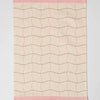 Wave Grid Natural Cotton Tea Towel - Re - leaf