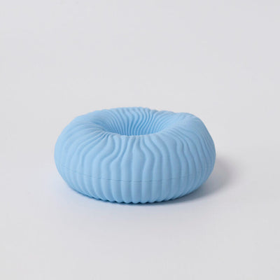 Wavy Donut Box Baby Blue