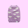 Never Stop Dreaming Dog Knit Jumper Lilac