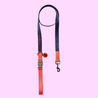 Sonia Dog Leash Vermillion and Cherry - Re-leaf