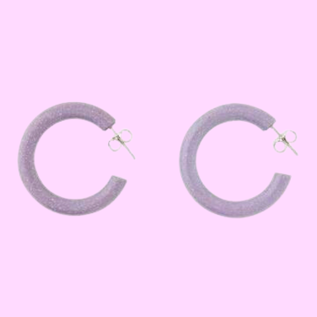 Alina earrings - London Lilac - Re-leaf