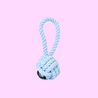 Twisted Rope Dog Toy Blue - Re-leaf