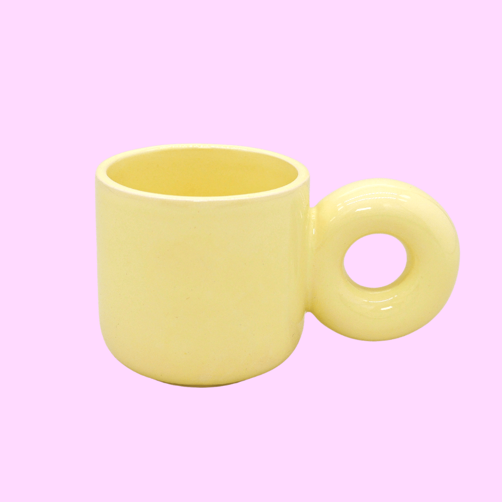 Chunky Mug Soft Yellow - Re-leaf