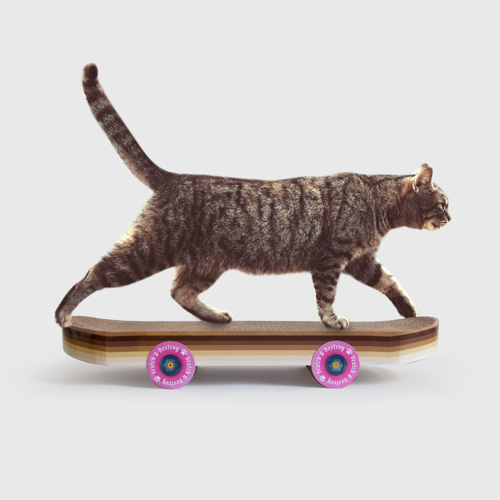 Cat Scratch Skateboard - Re-leaf