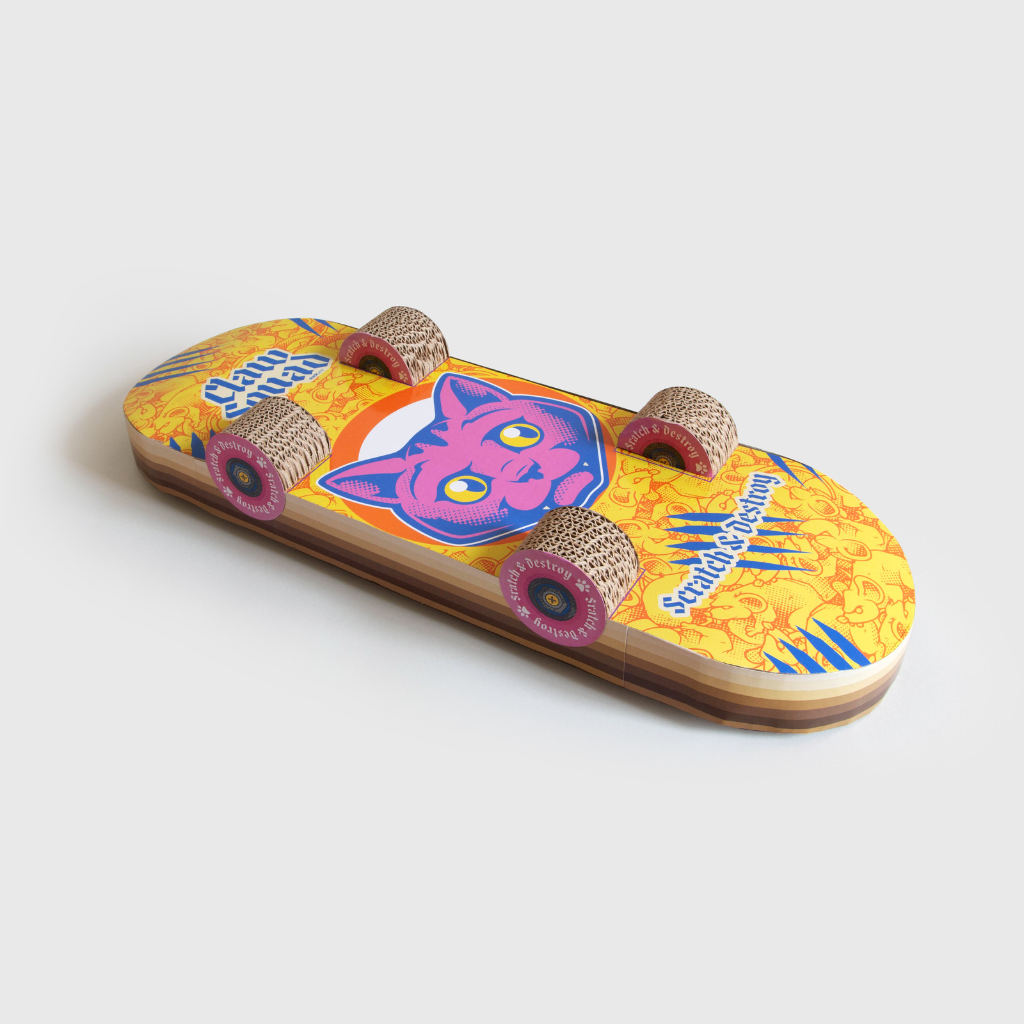 Cat Scratch Skateboard - Re-leaf