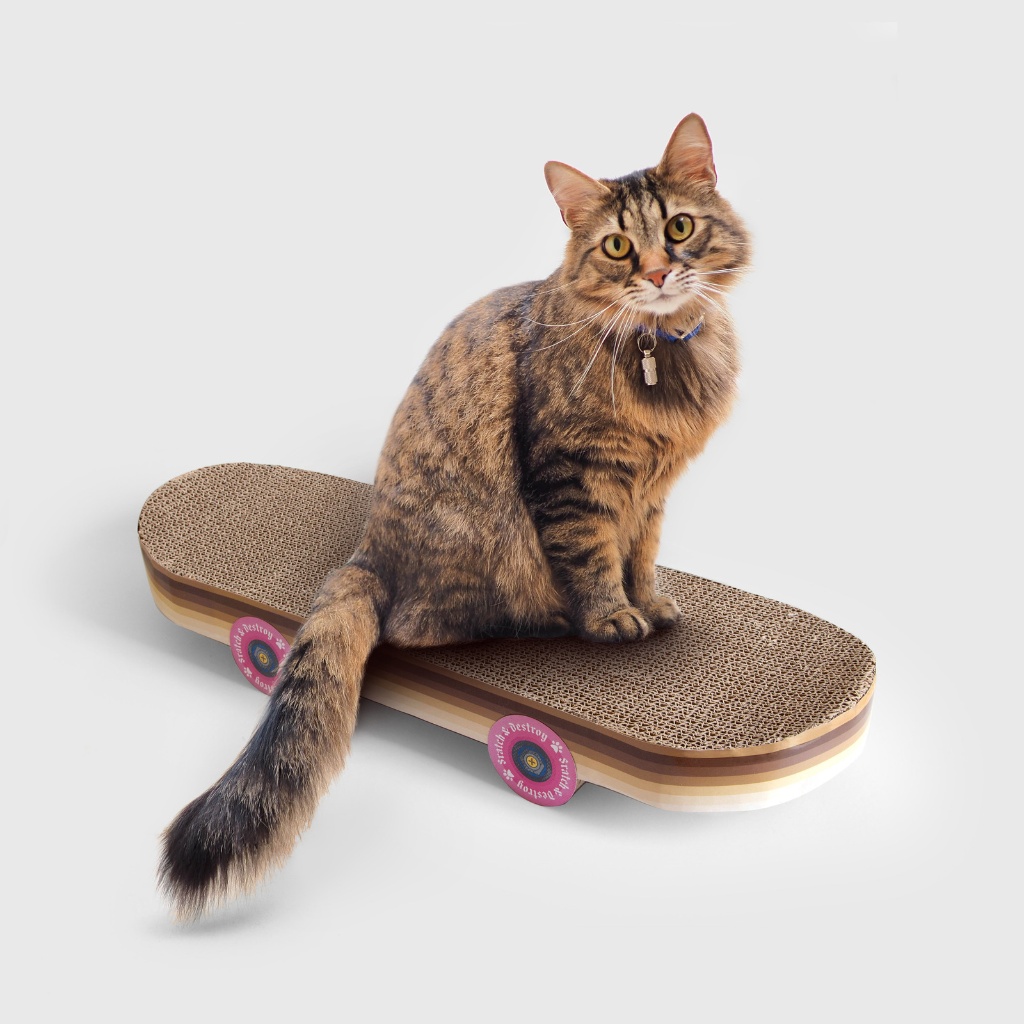 Cat Scratch Skateboard - Re-leaf