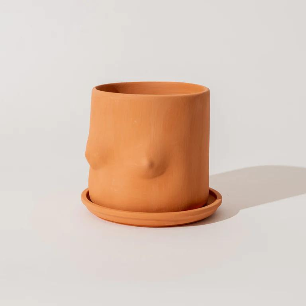 Terracotta Boob Pot - Re-leaf