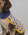 Donald Blue & Yellow Dog Sweater