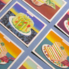 80's Series of Dirty Food Postcards - Re-leaf