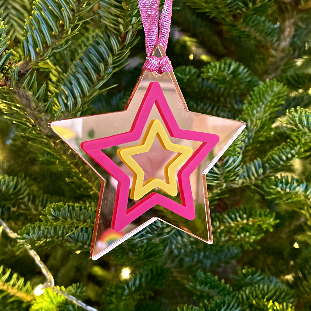 Star Christmas Bauble - Re-leaf