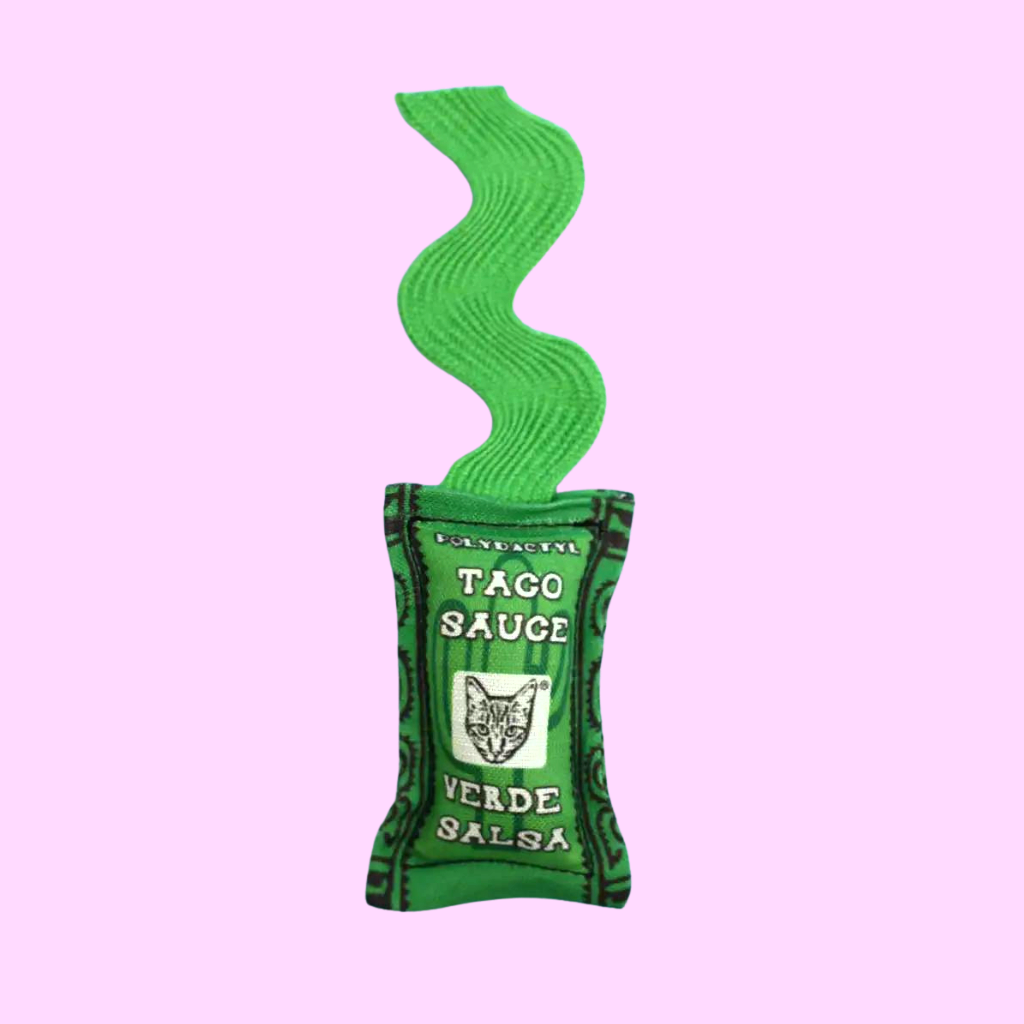 Salsa Verde Taco Sauce Cat Toy - Re-leaf