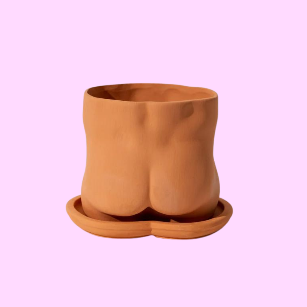 Terracotta Bootie Plant Pot