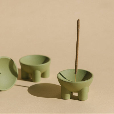 Jesmonite incense holder