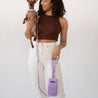 Walk Bag + Dog Collar Lilac - Re-leaf